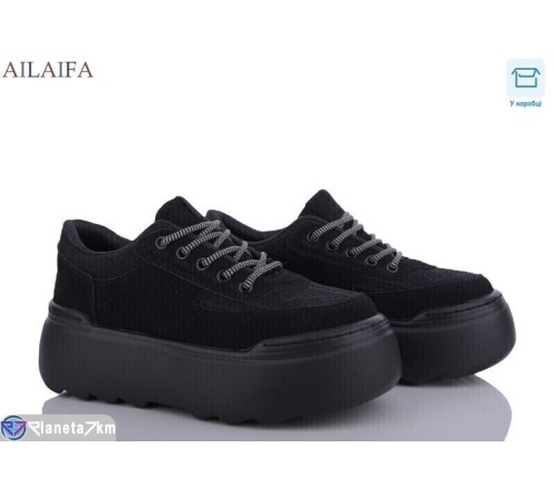 Кросівки жіночі на весну/осінь (8 пар р.36-41) чорний  "Latifa"