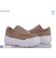 Кросівки жіночі на весну/осінь (8 пар р.36-41) коричневий  "Latifa"