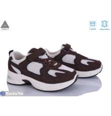 Дитячі кросівки на весну/осінь (8 пар р.32-37) коричневий  "STILUS"