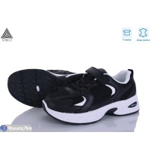 Дитячі кросівки на весну/осінь (8 пар р.32-37) чорний  "STILUS"