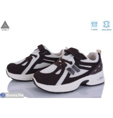 Дитячі кросівки на весну/осінь (8 пар р.32-37) коричневий  "STILUS"