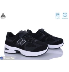 Дитячі кросівки на весну/осінь (8 пар р.32-37) чорний  "STILUS"