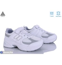 Дитячі кросівки на весну/осінь (8 пар р.32-37) білий  "STILUS"