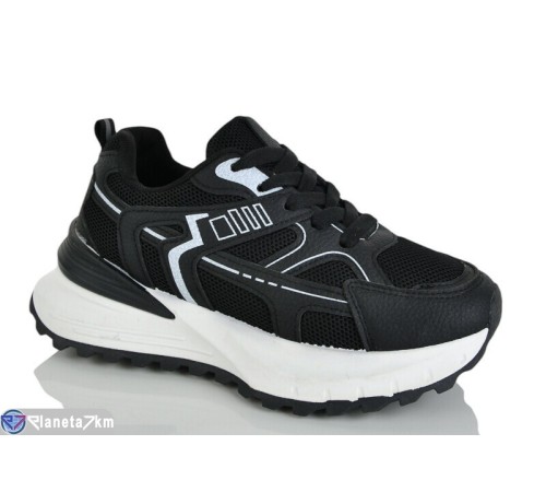 Кросівки жіночі на весну/осінь (8 пар р.36-41) чорний  "LAIFA"