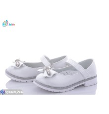 Дитячі туфлі на весну/осінь (8 пар р.26-31) білий  "BBT"