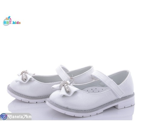 Дитячі туфлі на весну/осінь (8 пар р.26-31) білий  "BBT"