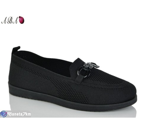 Туфлі жіночі на літо (8 пар р.36-41) чорний  "Aba"