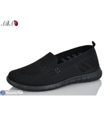 Балетки жіночі на літо (8 пар р.37-41) чорний  "Aba"