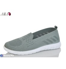 Балетки жіночі на літо (8 пар р.37-41) зелений  "Aba"