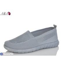 Сліпони жіночі на літо (8 пар р.37-41) сірий  "Aba"