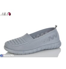 Сліпони жіночі на літо (8 пар р.37-41) сірий  "Aba"