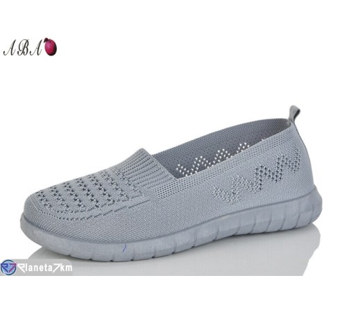 Сліпони жіночі на літо (8 пар р.37-41) сірий  "Aba"