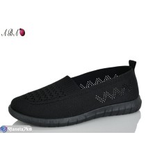 Сліпони жіночі на літо (8 пар р.37-41) чорний  "Aba"