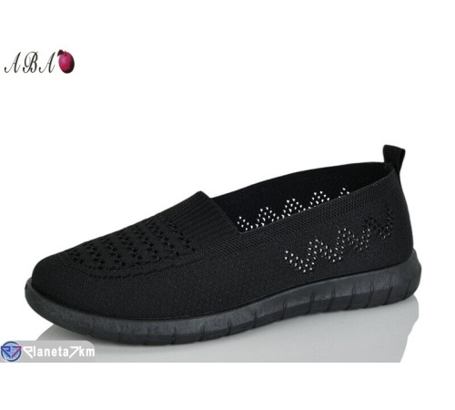 Сліпони жіночі на літо (8 пар р.37-41) чорний  "Aba"