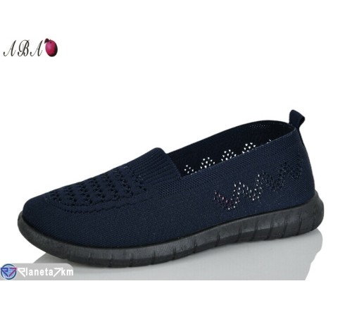 Сліпони жіночі на літо (8 пар р.37-41) синій  "Aba"