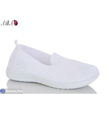 Сліпони жіночі на літо (8 пар р.36-41) білий  "Aba"