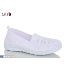 Сліпони жіночі на літо (8 пар р.36-41) білий  "Aba"