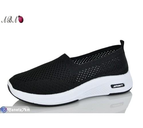 Сліпони жіночі на літо (8 пар р.37-41) чорний  "Aba"