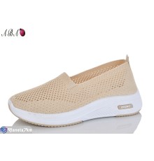 Сліпони жіночі на літо (8 пар р.37-41) бежевий  "Aba"