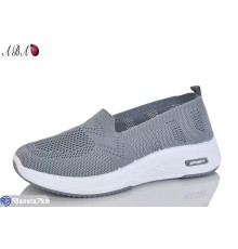 Сліпони жіночі на літо (8 пар р.37-41) сірий  "Aba"