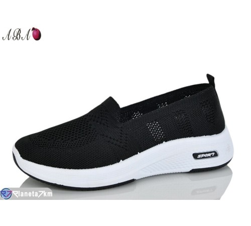 Сліпони жіночі на літо (8 пар р.37-41) чорний  "Aba"