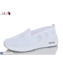 Сліпони жіночі на літо (8 пар р.37-41) білий  "Aba"