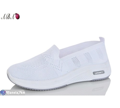 Сліпони жіночі на літо (8 пар р.37-41) білий  "Aba"