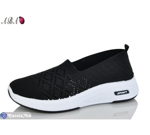 Сліпони жіночі на літо (8 пар р.37-41) чорний  "Aba"