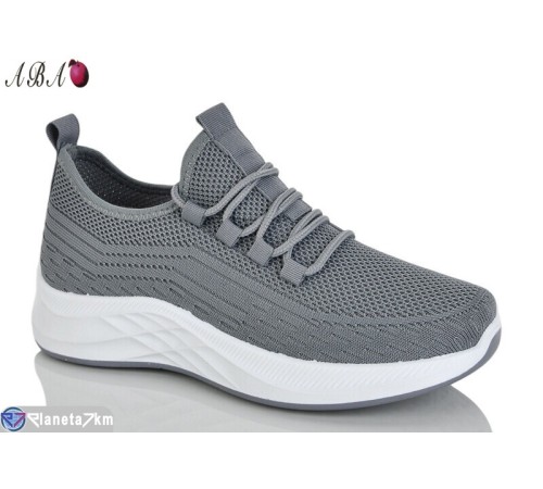 Кросівки жіночі на літо (8 пар р.36-41) сірий  "Aba"