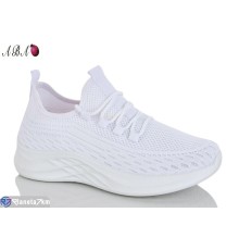 Кросівки жіночі на літо (8 пар р.36-41) білий  "Aba"