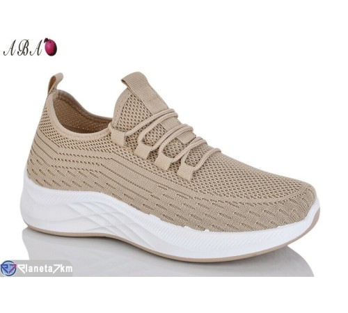 Кросівки жіночі на літо (8 пар р.36-41) коричневий  "Aba"