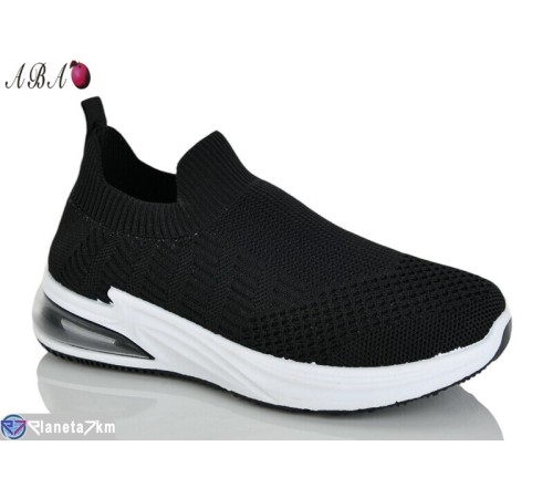 Кросівки жіночі на літо (8 пар р.36-40) чорний  "Aba"