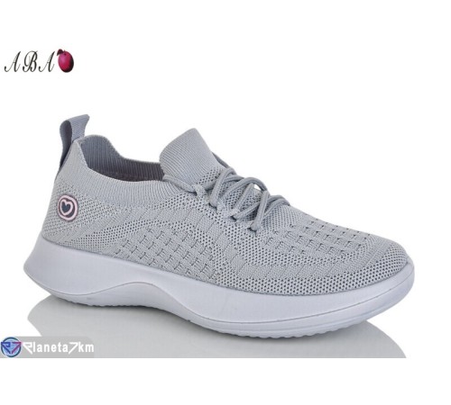 Кросівки жіночі на літо (8 пар р.36-41) сірий  "Aba"