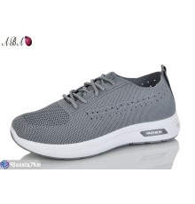 Кросівки жіночі на літо (8 пар р.37-41) сірий  "Aba"