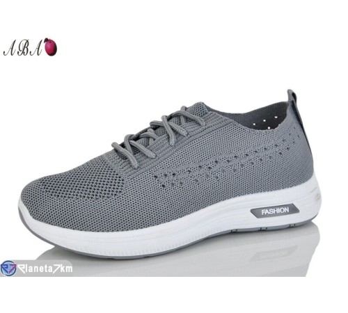 Кросівки жіночі на літо (8 пар р.37-41) сірий  "Aba"