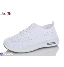 Кросівки жіночі на літо (8 пар р.37-41) білий  "Aba"