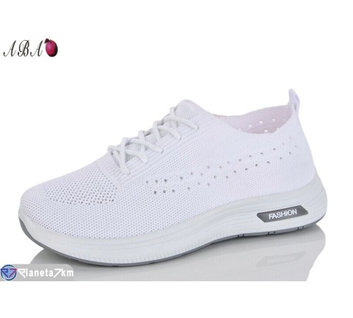 Кросівки жіночі на літо (8 пар р.37-41) білий  "Aba"