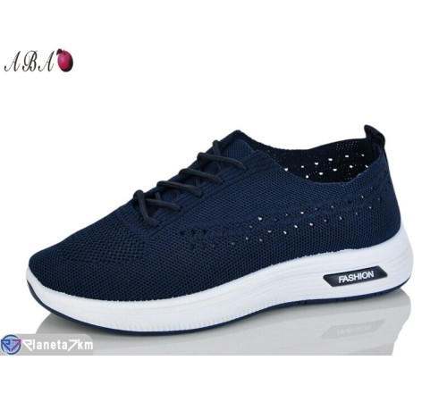 Кросівки жіночі на літо (8 пар р.37-41) синій  "Aba"