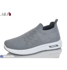 Кросівки жіночі на літо (8 пар р.37-41) сірий  "Aba"