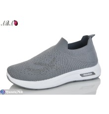 Кросівки жіночі на літо (8 пар р.37-41) сірий  "Aba"