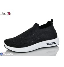 Кросівки жіночі на літо (8 пар р.37-41) чорний  "Aba"