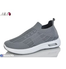 Кросівки жіночі на літо (8 пар р.37-41) сірий  "Aba"