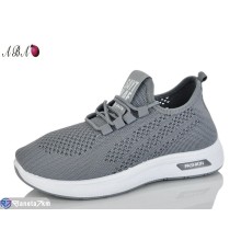 Кросівки жіночі на літо (8 пар р.37-41) сірий  "Aba"