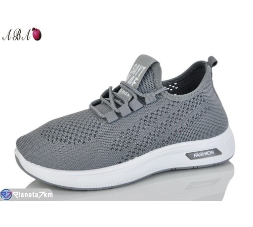 Кросівки жіночі на літо (8 пар р.37-41) сірий  "Aba"