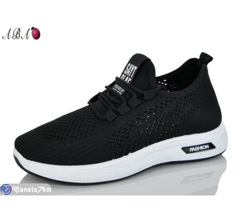 Кросівки жіночі на літо (8 пар р.37-41) чорний  "Aba"