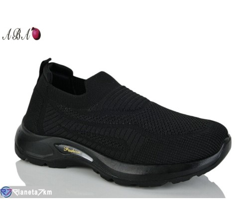 Кросівки жіночі на літо (8 пар р.36-41) чорний  "Aba"