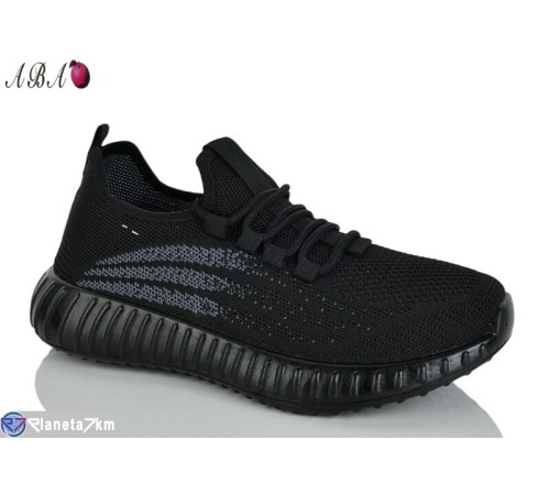 Кросівки жіночі на літо (8 пар р.36-41) чорний  "Aba"