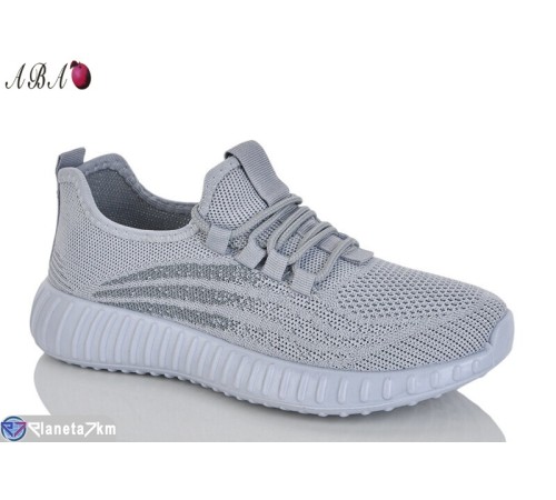 Кросівки жіночі на літо (8 пар р.36-41) сірий  "Aba"