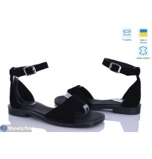 Босоніжки жіночі на літо (6 пар р.36-40) чорний  "Linda"