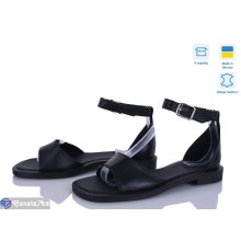 Босоніжки жіночі на літо (6 пар р.36-40) чорний  "Linda"